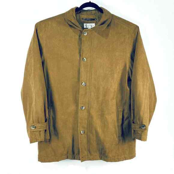 Cutter and Buck Microsuede Lightweight Coat Men's Size XL Zip Up Microsuede - Picture 1 of 10